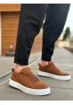 BA0104 Bağcıklı Taba Süet Beyaz Taban Spor Klasik Erkek Ayakkabı