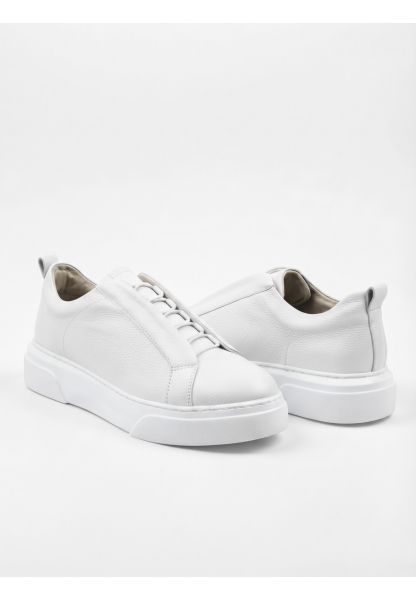 BA0581 Erkek Sneaker Günlük Casual Spor Beyaz Ayakkabı 