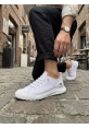 BA0248 BOA Beyaz Esnek Bağcıklı Ultra Hafif Nefes Alan Sneaker Ayakkabı