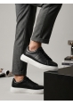 BA0247 Erkek Sneaker Günlük Casual Spor Ayakkabı Siyah