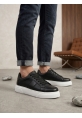 BA0247 Erkek Sneaker Günlük Casual Spor Ayakkabı Siyah