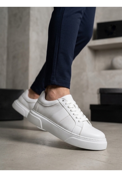 BA0247 Erkek Sneaker Günlük Casual Spor Ayakkabı Beyaz