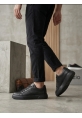 BA0247 Erkek Sneaker Günlük Casual Spor Ayakkabı Siyah Taban