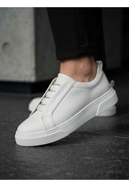 BA0581 Erkek Sneaker Günlük Casual Spor Beyaz Ayakkabı 