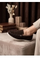 BA0252 %100 İçi Dışı Hakiki Deri Erkek Kahverengi Süet Casual Loafer Termo Taban Ayakkabı