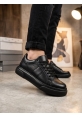 BA0247 Erkek Sneaker Günlük Casual Spor Ayakkabı Siyah Taban