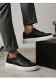 BA0247 Erkek Sneaker Günlük Casual Spor Ayakkabı Siyah
