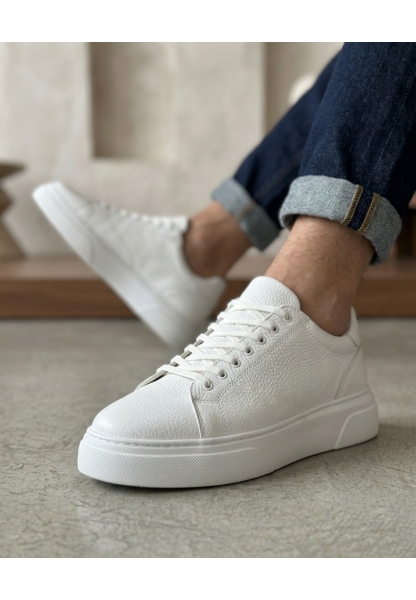 BLF-010 Erkek Sneaker Günlük Casual Spor Ayakkabı Beyaz