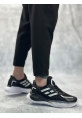 BA0650 Tarz Sneakers Yüksek Taban Siyah Beyaz Spor Ayakkabısı