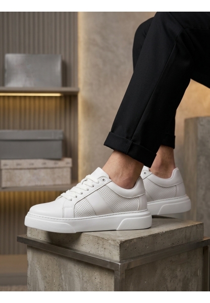 BA0247 Erkek Sneaker Günlük Casual Spor Ayakkabı Beyaz