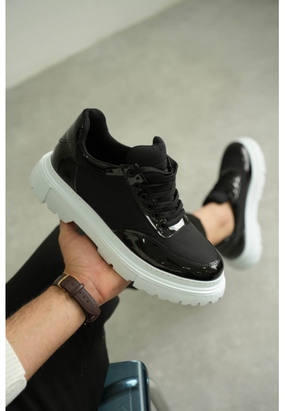 KB-X201 Siyah Rugan Paraşüt Günlük Erkek Ayakkabı