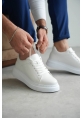 KB-B2 Beyaz Cilt Günlük Erkek Ayakkabı