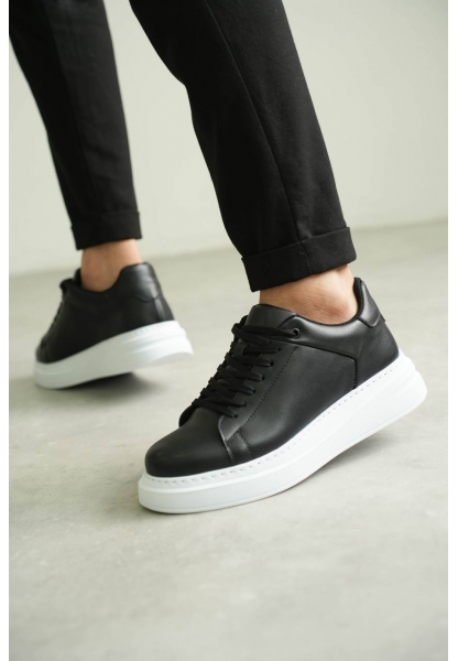 KB-B2 Siyah Cilt Günlük Erkek Ayakkabı