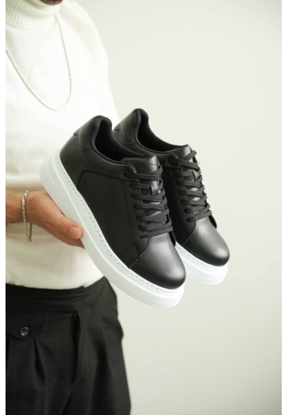 KB-B2 Siyah Cilt Günlük Erkek Ayakkabı