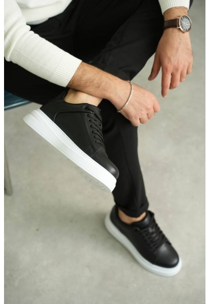 KB-B2 Siyah Cilt Günlük Erkek Ayakkabı