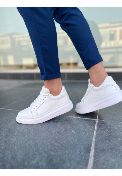 KB-DX46 Beyaz Deri Günlük Erkek Ayakkabı
