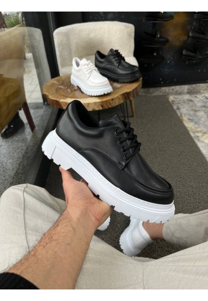 KB-X6 Siyah Cilt Günlük Erkek Ayakkabı